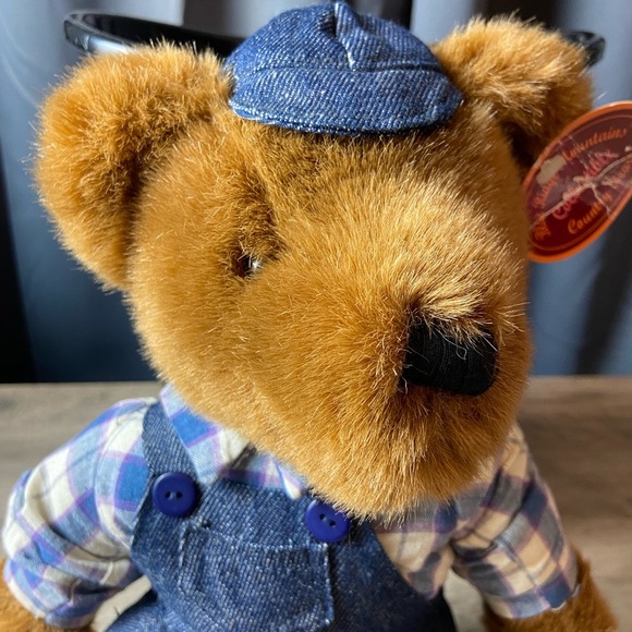 Blue Ridge Mountains Collectible Country Bears 13" Boy Bear with Clothes And tag - Picture 2 of 10
